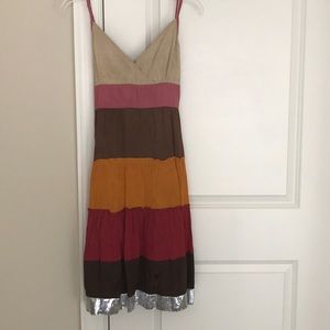Multicolored Party Dress Size -S